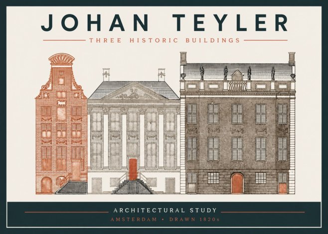 Johan Teyler Three Historic Buildings No3 - Plakát