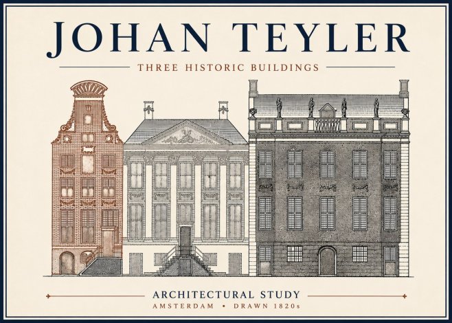 Johan Teyler Three Historic Buildings No6 - Plakát