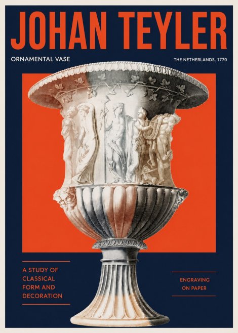 Johan Teyler Ornamental Vase I No2 - Plakát