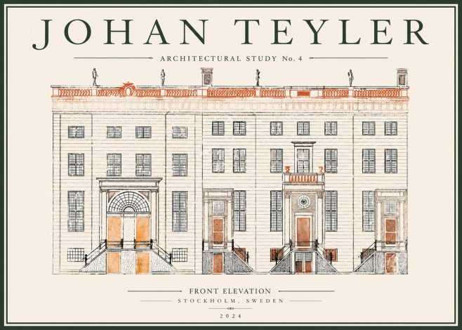 Johan Teyler Architectural Study VI No5 - Plakát