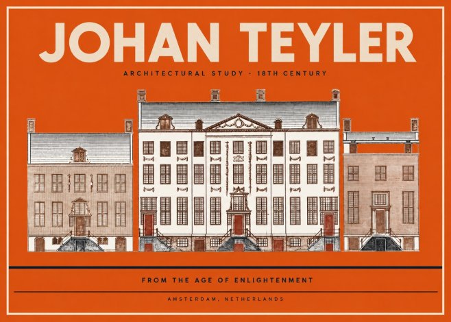Johan Teyler Architectural Study VII No2 - Plakát