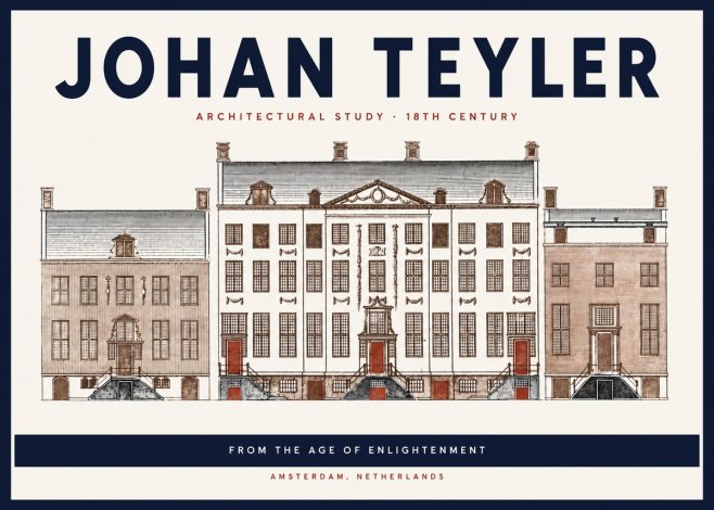Johan Teyler Architectural Study VII No3 - Plakát