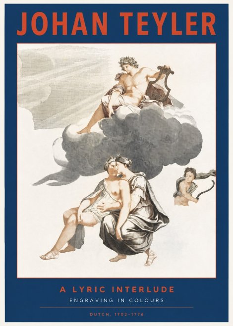 Johan Teyler Allegory of Music and Love No3 - Plakát