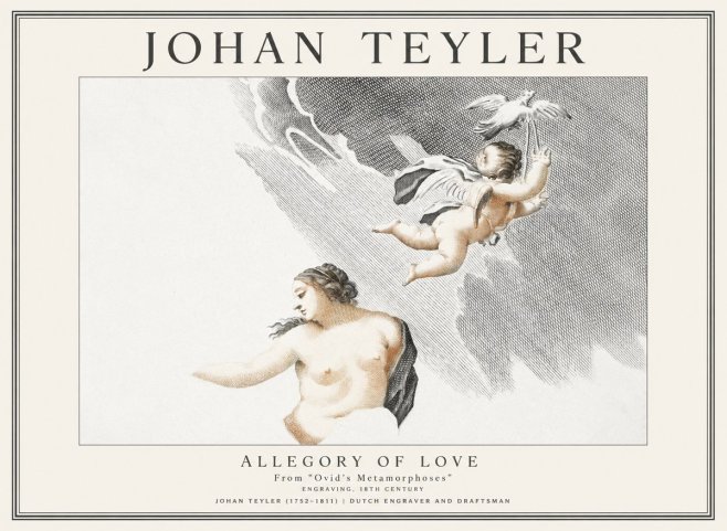 Johan Teyler Allegory of Love No1 - Plakát
