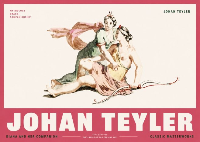 Johan Teyler Diana and Her Companion No2 - Plakát