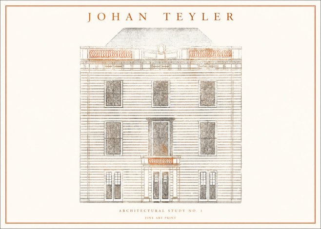 Johan Teyler Architectural Study No. 1 II No1 - Plakát