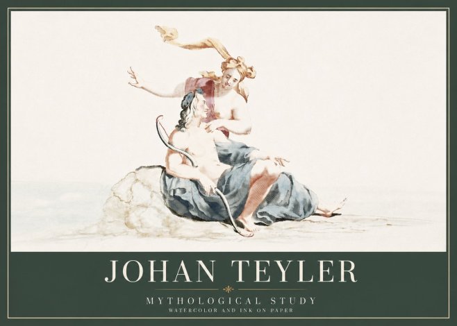 Johan Teyler Mythological Study No3 - Plakát