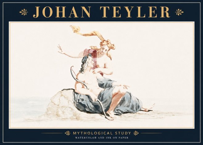 Johan Teyler Mythological Study No5 - Plakát