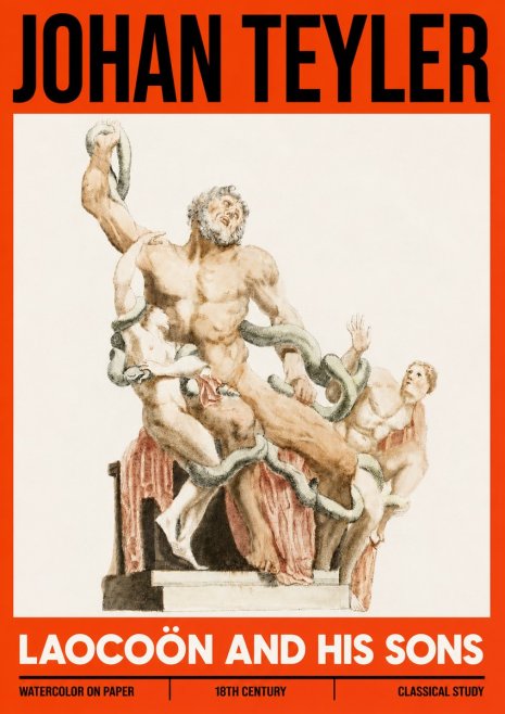 Johan Teyler The Laocoön Group No6 - Plakát