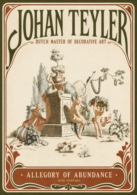 Johan Teyler Allegory of Abundance No2 - Plakát