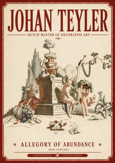 Johan Teyler Allegory of Abundance No3 - Plakát