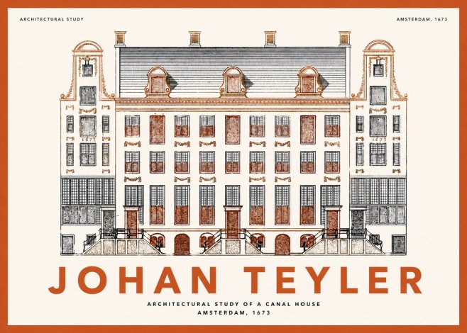 Johan Teyler Architectural Study VIII No2 - Plakát