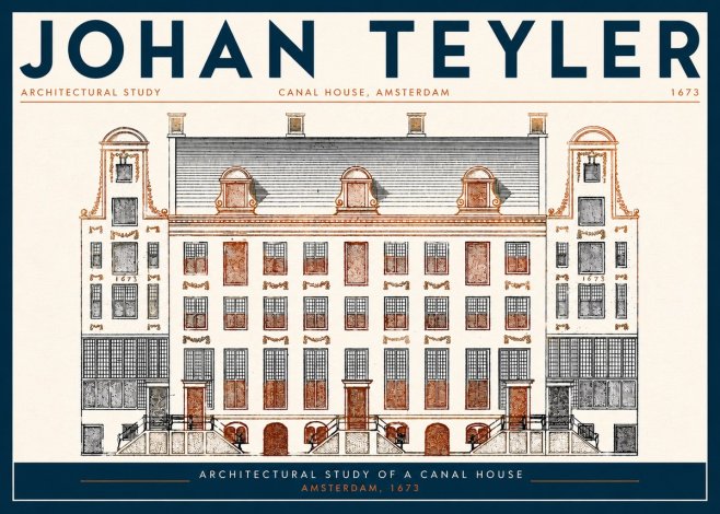 Johan Teyler Architectural Study VIII No3 - Plakát