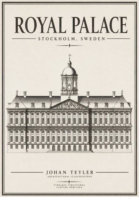 Johan Teyler Royal Palace No2 - Plakát