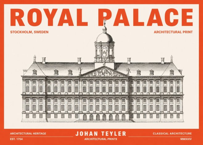 Johan Teyler Royal Palace No3 - Plakát