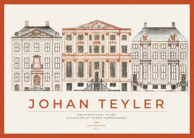 Johan Teyler Architectural Study IX No3 - Plakát