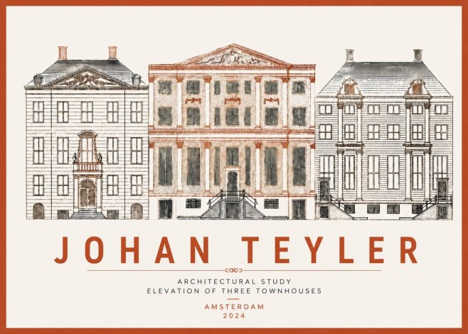 Johan Teyler Architectural Study IX No6 - Plakát