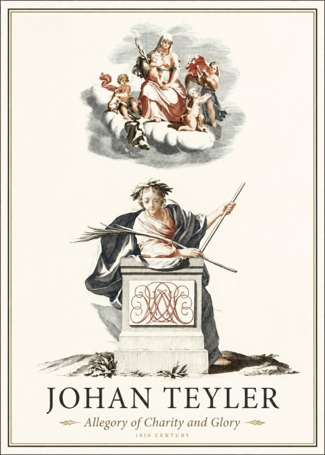 Johan Teyler Allegory of Charity and Glory No1 - Plakát