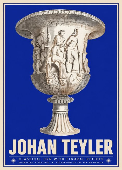 Johan Teyler Classical Urn with Figural Reliefs I No3 - Plakát
