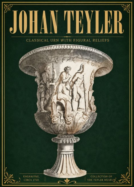 Johan Teyler Classical Urn with Figural Reliefs I No6 - Plakát