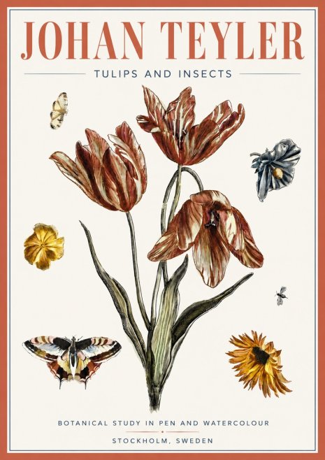 Johan Teyler Tulips and Insects No6 - Plakát