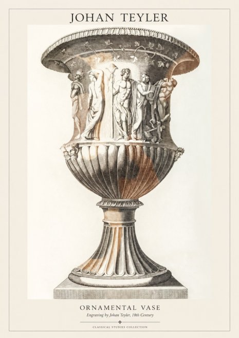 Johan Teyler Ornamental Vase II No1 - Plakát