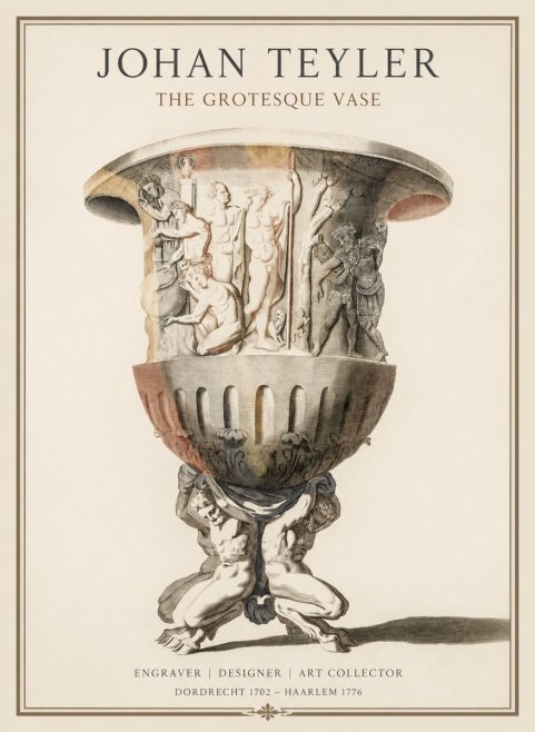 Johan Teyler The Grotesque Vase No1 - Plakát