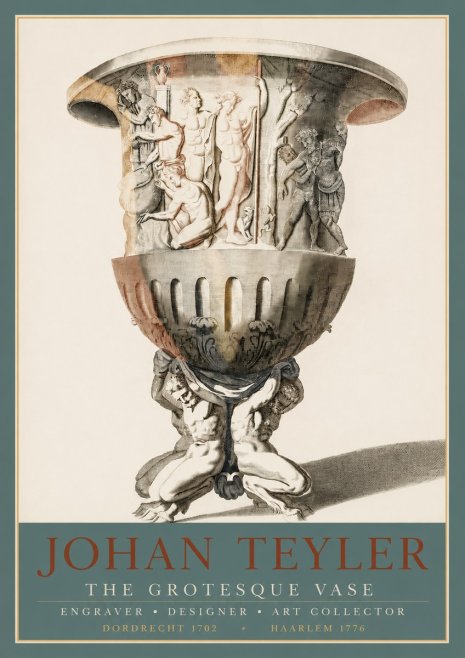 Johan Teyler The Grotesque Vase No3 - Plakát