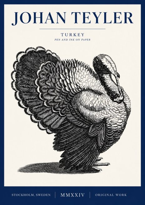 Johan Teyler Turkey No4 - Plakát