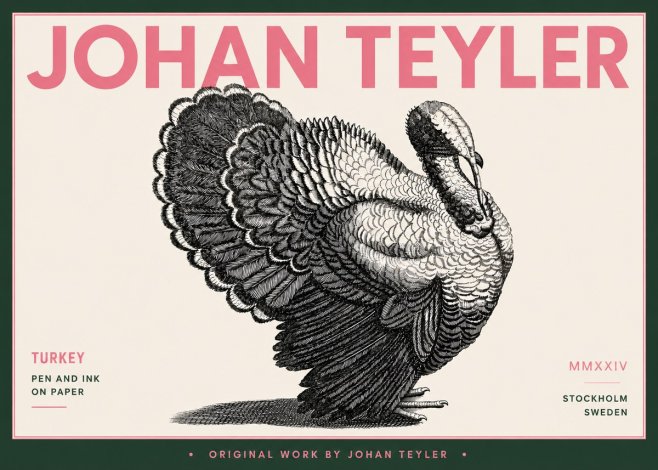 Johan Teyler Turkey No5 - Plakát