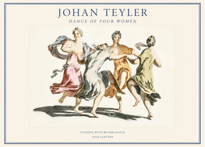 Johan Teyler Dance of Four Women No1 - Plakát