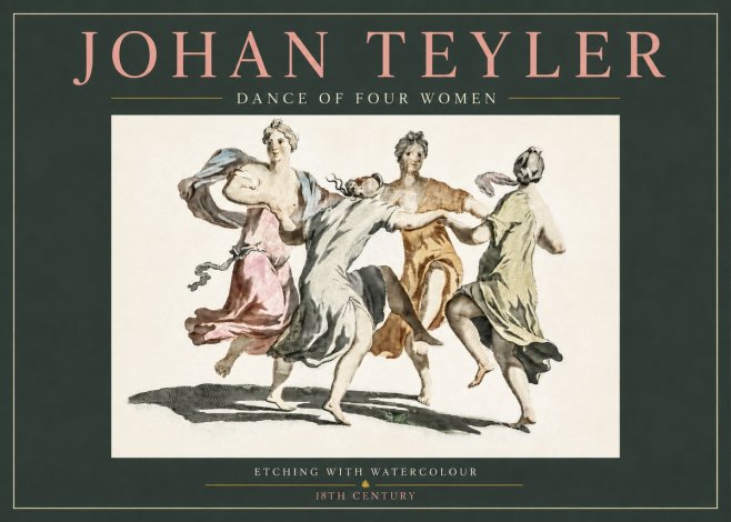 Johan Teyler Dance of Four Women No3 - Plakát