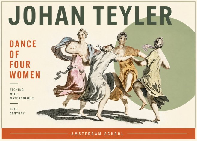 Johan Teyler Dance of Four Women No6 - Plakát