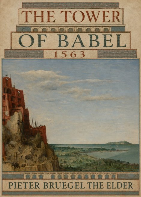 Pieter Bruegel The Tower of Babel X No6 - Plakát