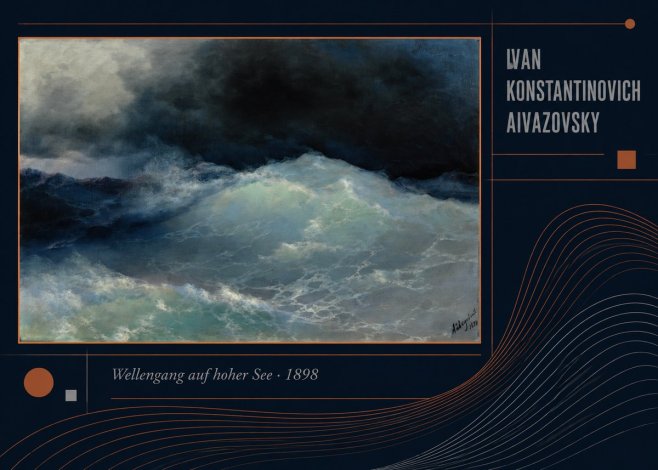 Ivan Konstantinovich Aivazovsky Wellengang Auf Hoher See No4 - Plakát