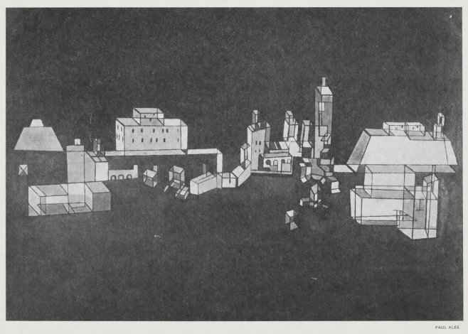 Paul Klee Architectural Forms No6 - Plakát