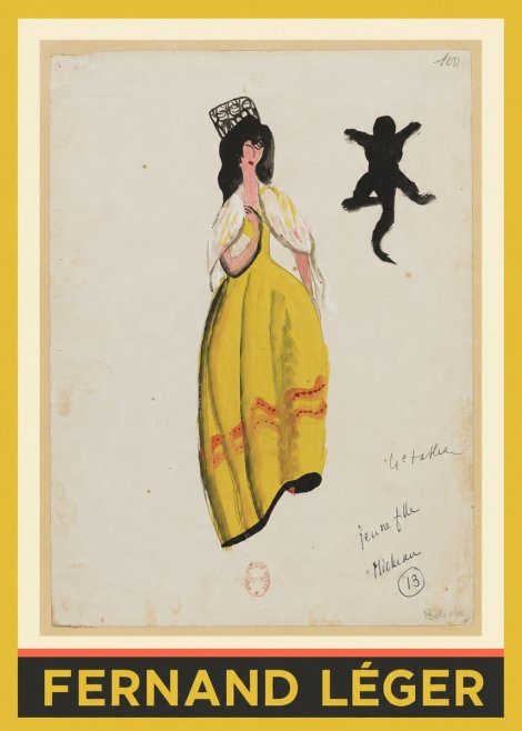 Fernand Léger Jeune Fille Micheau No1 - Plakát