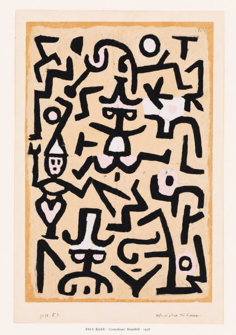 Paul Klee Comedians' Handbill No6 - Plakát