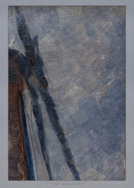 Piet Mondrian Windmill in Sunlight No6 - Plakát