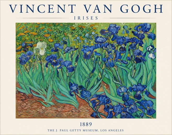 Van Gogh Irises I No1 - Plakát