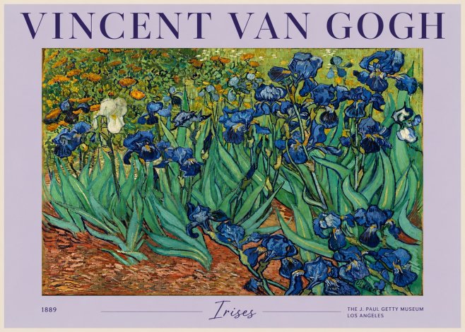 Van Gogh Irises I No2 - Plakát