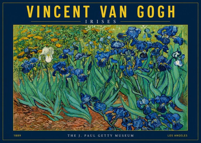 Van Gogh Irises I No4 - Plakát