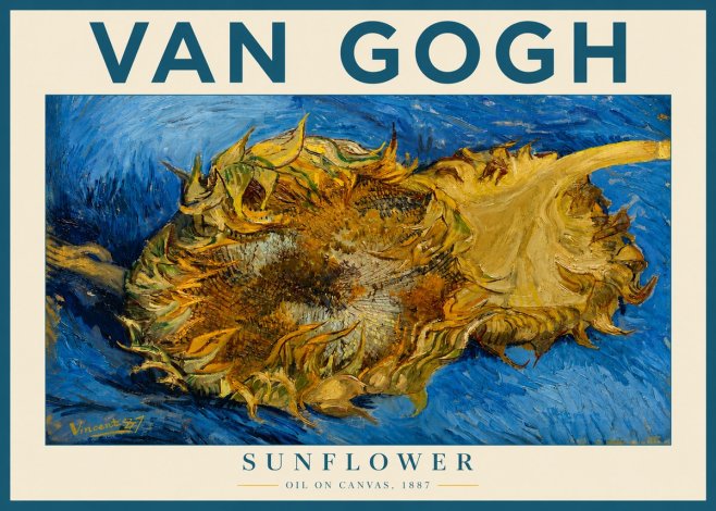 Van Gogh Sunflower No3 - Plakát