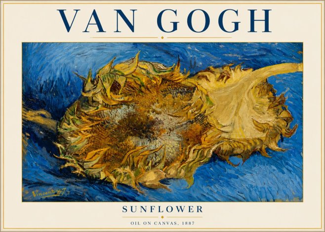 Van Gogh Sunflower No4 - Plakát