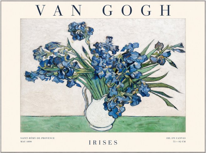 Van Gogh Irises II No1 - Plakát