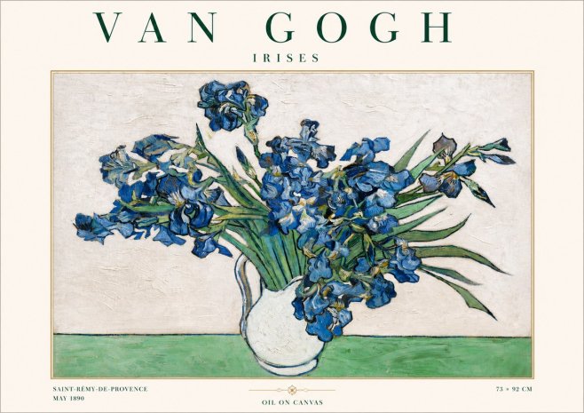Van Gogh Irises II No3 - Plakát