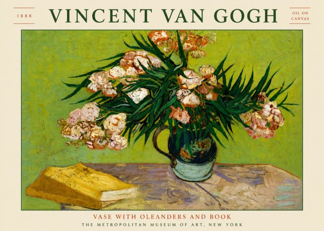 Van Gogh Oleanders No5 - Plakát
