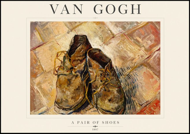Van Gogh A Pair of Shoes No1 - Plakát
