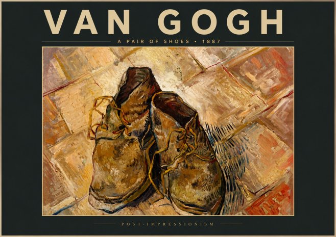 Van Gogh A Pair of Shoes No5 - Plakát