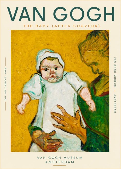 Van Gogh The Baby (After Couveur) No4 - Plakát